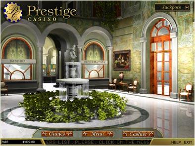 screenshot Prestige Casino